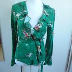 H&M Blouse, Ophalen of Verzenden, Zo goed als nieuw, Groen, Maat 36 (S)