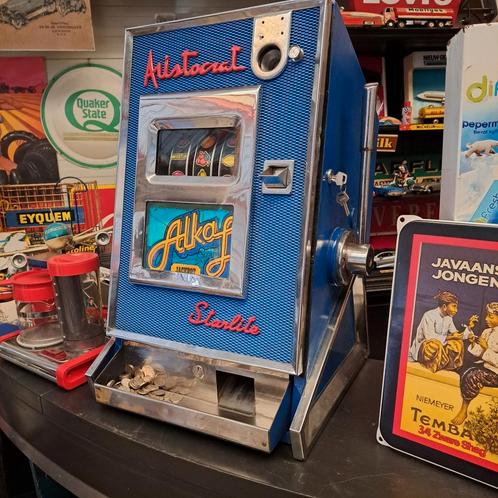 Aristocrat bandit fruitmachine '60er jaren, Verzamelen, Automaten | Gokkasten en Fruitautomaten, Gebruikt, Overige munten, Met sleutels