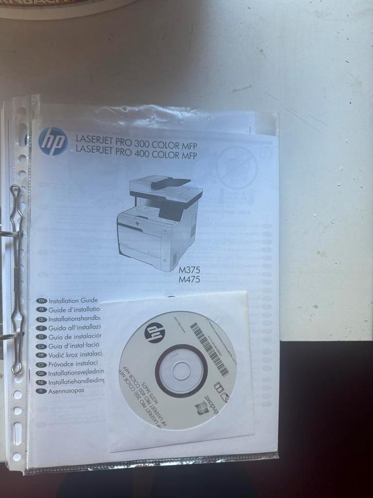 HP LaserJet Pro 400 Color MFP M475dw met extra papierlade, Computers en Software, Printers, Gebruikt, All-in-one, Laserprinter