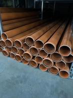 0523. Pvc rioolbuis 125mm SN8 rood/bruin 90mtr. Voorraad, Ophalen, Nieuw