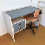 Vintage desk bureau + stoel retro pastoe webe gispen, Ophalen, Zo goed als nieuw