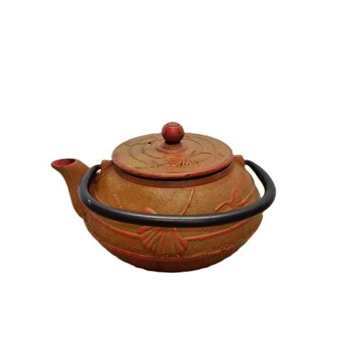 Chinees gietijzeren theepot, jaren 90, Antiek en Kunst, Curiosa en Brocante, Ophalen of Verzenden