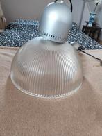 Glazen Hanglamp - Vintage Stijl - 40cm, Huis en Inrichting, Lampen | Hanglampen, Ophalen, Gebruikt, Vintage, Glas