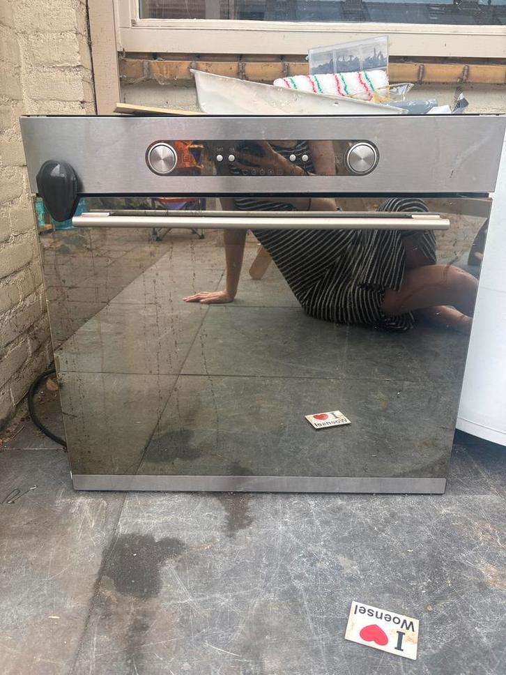 Oven, Witgoed en Apparatuur, Ovens, Gebruikt, Vrijstaand, Oven met grill, 45 tot 60 cm, Hete lucht, Ophalen