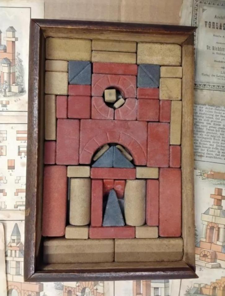 Antieke bouwstenen Anker Steinbaukasten No 4, Antiek en Kunst, Antiek | Speelgoed, Ophalen