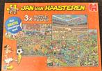 500/750/1000 Jan van Haasteren 3 voetbal puzzels met posters, Hobby en Vrije tijd, Denksport en Puzzels, Ophalen of Verzenden