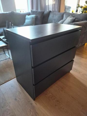 IKEA Malm ladekast - Zwart - afbeelding 1