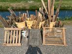 Origineel TEAKHOUT– ideaal voor restauratie en scheepsdekken, Doe-het-zelf en Verbouw, Hout en Planken, Ophalen, Gebruikt, Minder dan 25 mm