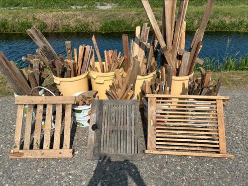 Origineel TEAKHOUT– ideaal voor restauratie en scheepsdekken, Doe-het-zelf en Verbouw, Hout en Planken, Gebruikt, Plank, Overige houtsoorten