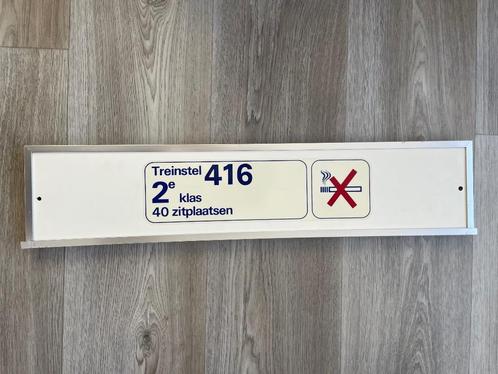 NS Plan V 416 nummerplaat, Verzamelen, Spoorwegen en Tramwegen, Zo goed als nieuw, Trein, Overige typen, Verzenden