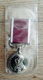British Army Long Service and Good Conduct Medal George V, Ophalen of Verzenden, Landmacht, Engeland, Lintje, Medaille of Wings