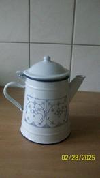 Emaille koffiepot, saksisch motief, Ophalen of Verzenden, Nieuw