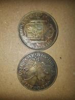 2 Spaanse dollars 1801, allebei kopie, Postzegels en Munten, Zilver, Ophalen of Verzenden, Overige landen