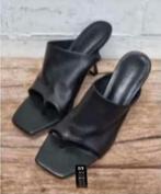 Tony Bianco - Mooie leren muiltjes maat 37,5 - Nieuw €140, Pumps, Zwart, Nieuw, Ophalen of Verzenden