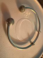 Pandora armband 17,5 cm, Ophalen of Verzenden, Zo goed als nieuw, Zilver, Met bedels of kralen