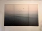 wand schilderij bestaande uit 3 delen en vastgezet 178x118cm, Huis en Inrichting, Ophalen of Verzenden, Zo goed als nieuw