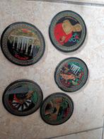 3Xset Onderzetters, Ophalen of Verzenden, Gebruikt, Glas of Kopje