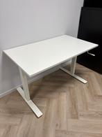 Ikea Trotten Zit/Sta bureau 120x70 wit, Huis en Inrichting, Bureaus, Ophalen, In hoogte verstelbaar, Zo goed als nieuw, Bureau