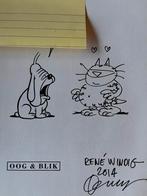 Heinz Oblong Collectie + Originele Tekening!, Meerdere stripboeken, Ophalen of Verzenden, Gelezen