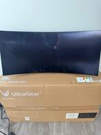 LG Ultragear 34GS95QE-B OLED defect - gebarsten scherm, Hoofdtelefoonaansluiting, Minder dan 1 ms, DisplayPort, Niet werkend
