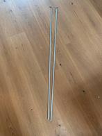 Gordijn trekstang metallic, Ophalen, Minder dan 50 cm, Zo goed als nieuw, Wit