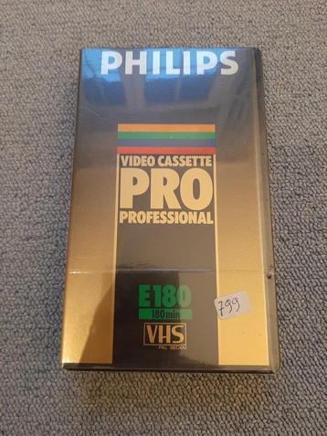 Philips VHS PRO videocassette Nieuw en gesealed Verzamelaar beschikbaar voor biedingen