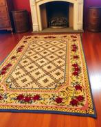 Handgeknoopt tapijt - vloerkleed wol vintage klassiek, Gebruikt, Rood, 200 cm of meer, Ophalen of Verzenden