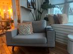 Loveseat Torino - Nous Living - Grijs - Wehkamp, Huis en Inrichting, Fauteuils, Ophalen, Zo goed als nieuw, 75 tot 100 cm