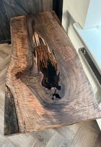 Epoxy tafel black walnut, Ophalen, 100 tot 150 cm, 50 tot 100 cm, Zo goed als nieuw