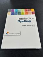 Taaltopics Spelling (nieuw in plastic), Verzenden, Nieuw, Lidwien van der Pas; Cees Braas
