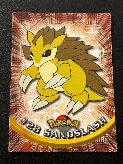 Sandslash #28 topps 1999 pokemon, Hobby en Vrije tijd, Verzamelkaartspellen | Pokémon, Gebruikt, Ophalen of Verzenden
