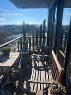 Teak houten tuinset, Ophalen, 4 zitplaatsen, Gebruikt, Teakhout