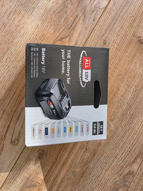 Bosch PBA 18V 3.0Ah Accu - Nieuw in doos, Audio, Tv en Foto, Accu's en Batterijen, Nieuw, Oplaadbaar, Ophalen of Verzenden