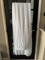 Nieuwe witte vitrages met glitter effect, Huis en Inrichting, Stoffering | Gordijnen en Lamellen, 200 cm of meer, Wit, Nieuw, Ophalen of Verzenden