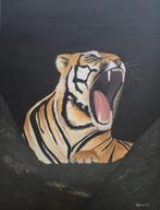 schilderij op doek met acryl, zelf geschilderd, Ophalen