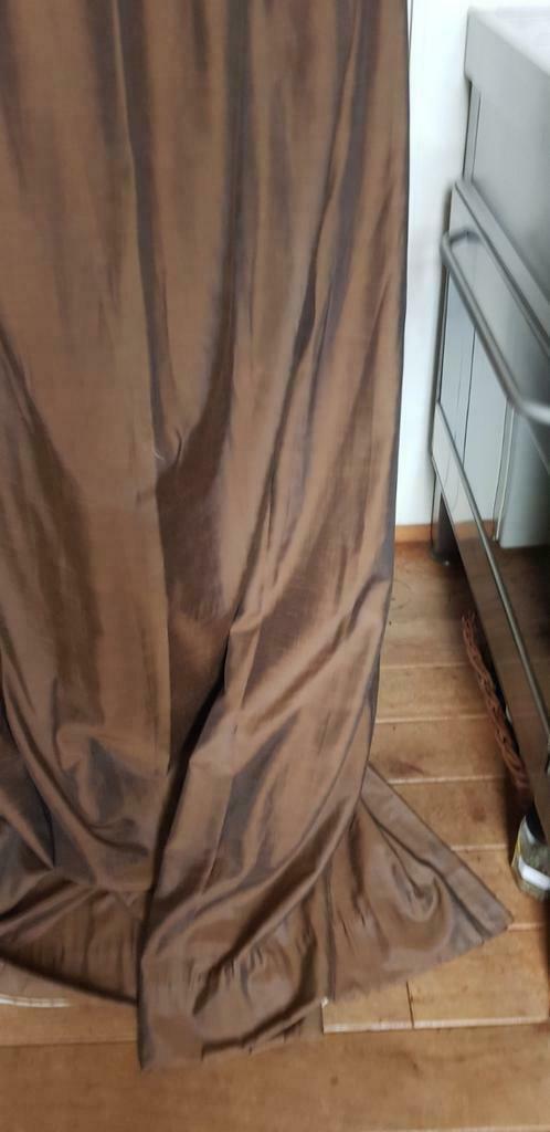 gordijnen Silvera gevoerd zijdemix 160 x 145 verduisterend, Huis en Inrichting, Stoffering | Gordijnen en Lamellen, Zo goed als nieuw