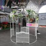 Rond metalen prieel - ideaal voor tuin & bruiloft!, Ophalen, Gebruikt, Tuinpaviljoen
