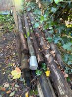 Gecreosoteerde Weidepalen / Boompalen, Tuin en Terras, Ophalen, Gebruikt, Minder dan 180 cm, Palen