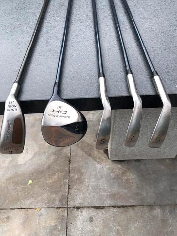 Golfclubs verlengd halve set rechtshandig beschikbaar voor biedingen