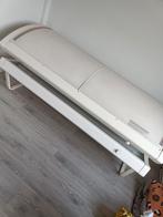 Zonnebank dubbel Hapro Pearl, Witgoed en Apparatuur, Zonnebanken en Gezichtsbruiners, Ophalen, Gebruikt, Zonnebank dubbelzijdig