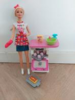 Mattel Barbie met cupcakes, Ophalen of Verzenden, Zo goed als nieuw, Barbie