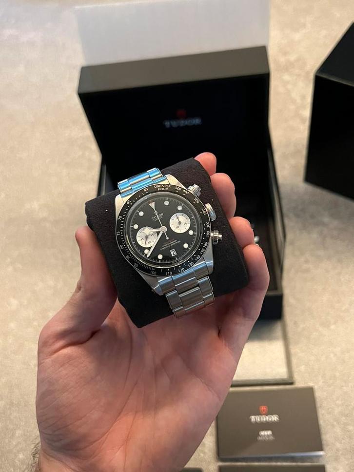 BESTE PRIJS IN EU | Tudor Black Bay Chrono | NIEUWSTAAT!, Sieraden, Tassen en Uiterlijk, Horloges | Heren, Nieuw, Polshorloge