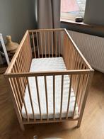 Ikea Sniglar babybed incl pocketvering matras, Ophalen, 85 tot 100 cm, Zo goed als nieuw, Matras