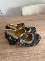 Stoere leren zwarte retro pums hoge hak!Tate mary jean 38, Art, Uitgeest, Pumps, Tweedekansshop