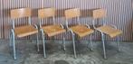 20 x Vintage schoolstoelen houten cafe stoelen bistro horeca, Huis en Inrichting, Stoelen, Ophalen of Verzenden, Zo goed als nieuw