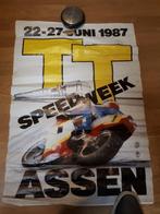 Poster TT Assen 1987, Ophalen of Verzenden, Gebruikt, Rechthoekig Staand, Sport
