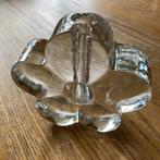 Vintage glazen glas solifleur vaasje bloem (11,5x12x4cm), Antiek en Kunst, Antiek | Glas en Kristal, Ophalen of Verzenden