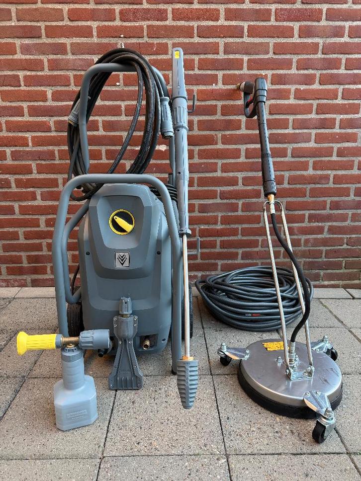 Kärcher HD 6/15 M Cage — professioneel | compleet, Tuin en Terras, Hogedrukreinigers, Zo goed als nieuw, Elektrisch, Met autostop en -start