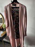 Vest lang in de kleur zalm, Ophalen of Verzenden, Zo goed als nieuw, Roze, Trui of Vest