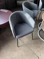 Eetkamerstoel grijs kunststof !outlet korting!, Ophalen, Nieuw, Metaal, Eén